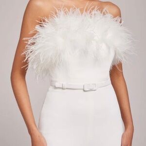 Nadine Merabi White Jumpsuit